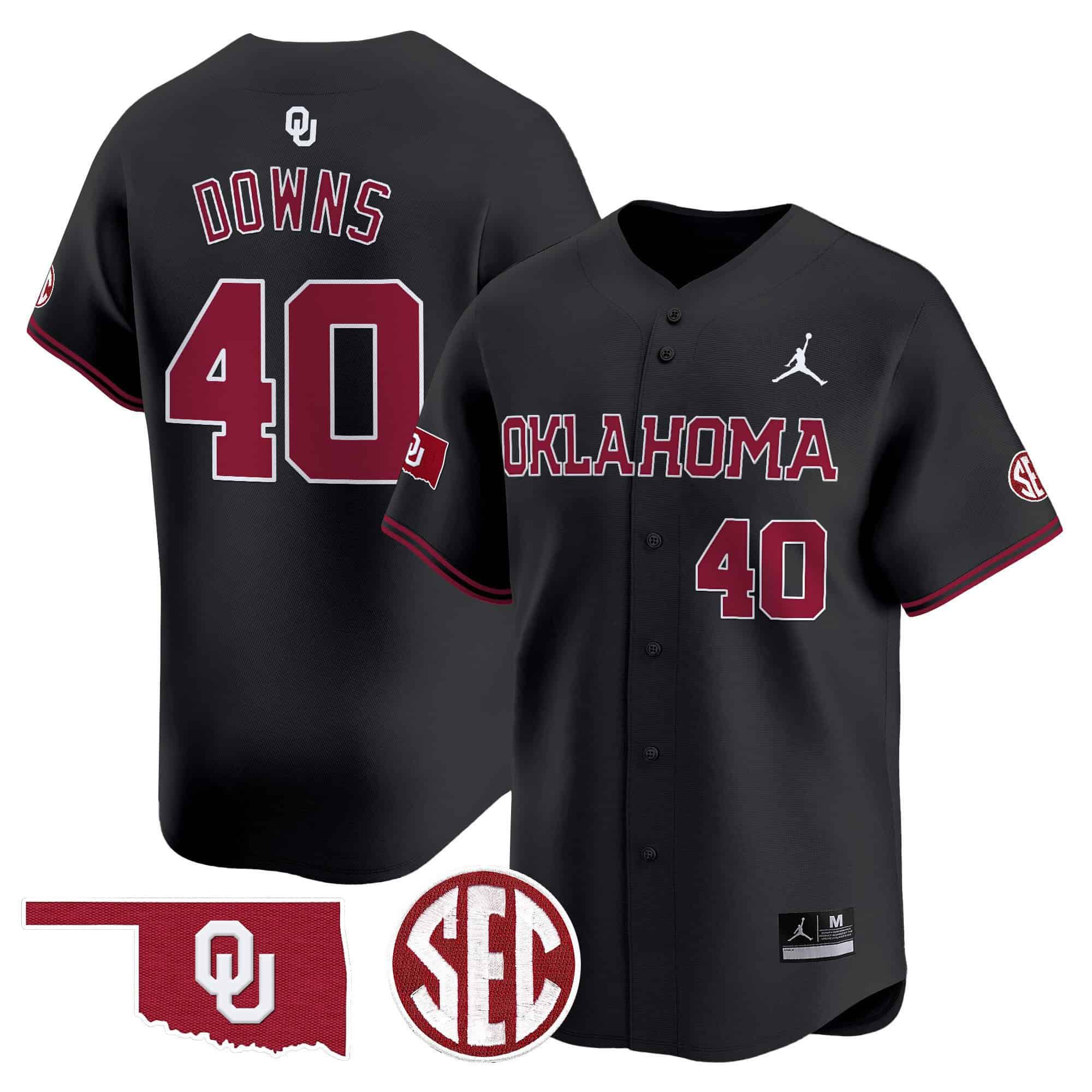 Men Oklahoma Sooners #40 Downs Black 2024 Vapor Premier Limited NCAA Jersey->indianapolis colts->NFL Jersey
